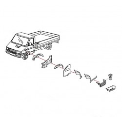 MARCHE-PIED EN TOLE POUR CABINE CAMION IVECO DAILY 93932924