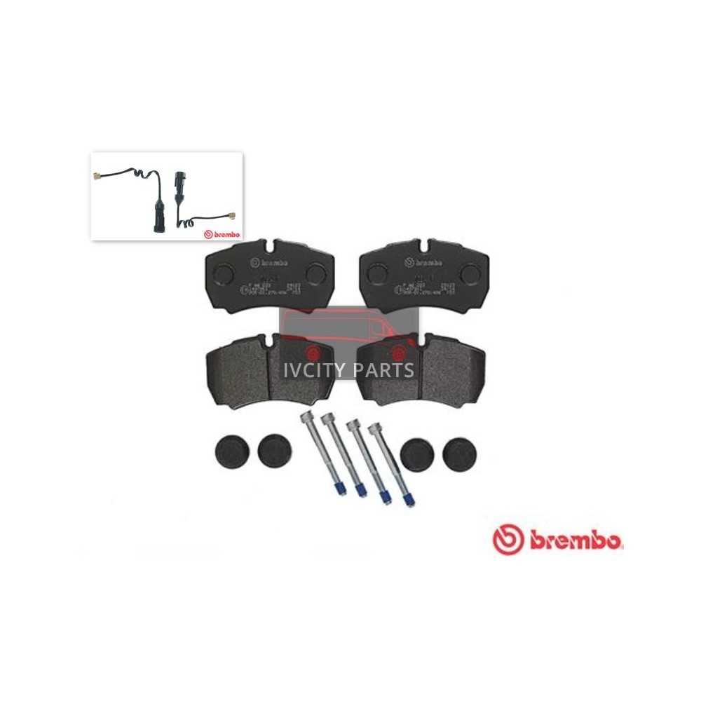 Kit plaquettes + temoinspour iveco Daily 35S depuis 2006